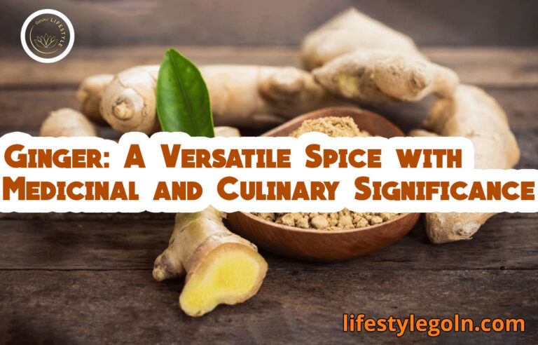 Ginger: A Versatile Spice with Medicinal and Culinary Significance