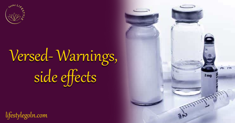 Versed- Warnings, side effects
