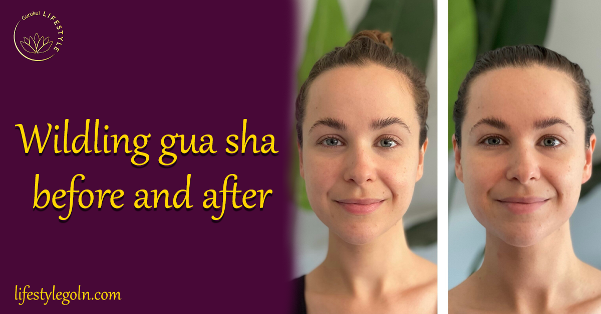 Wildling gua sha before and after